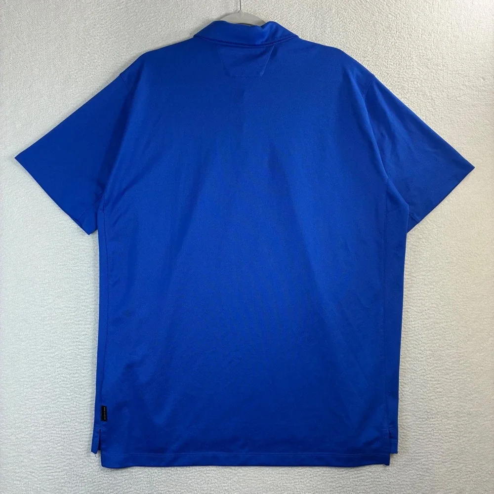 Jordan Florida‎ Gators Polo Shirt Men 2XL Blue Golf Stretch Performance BQ9571